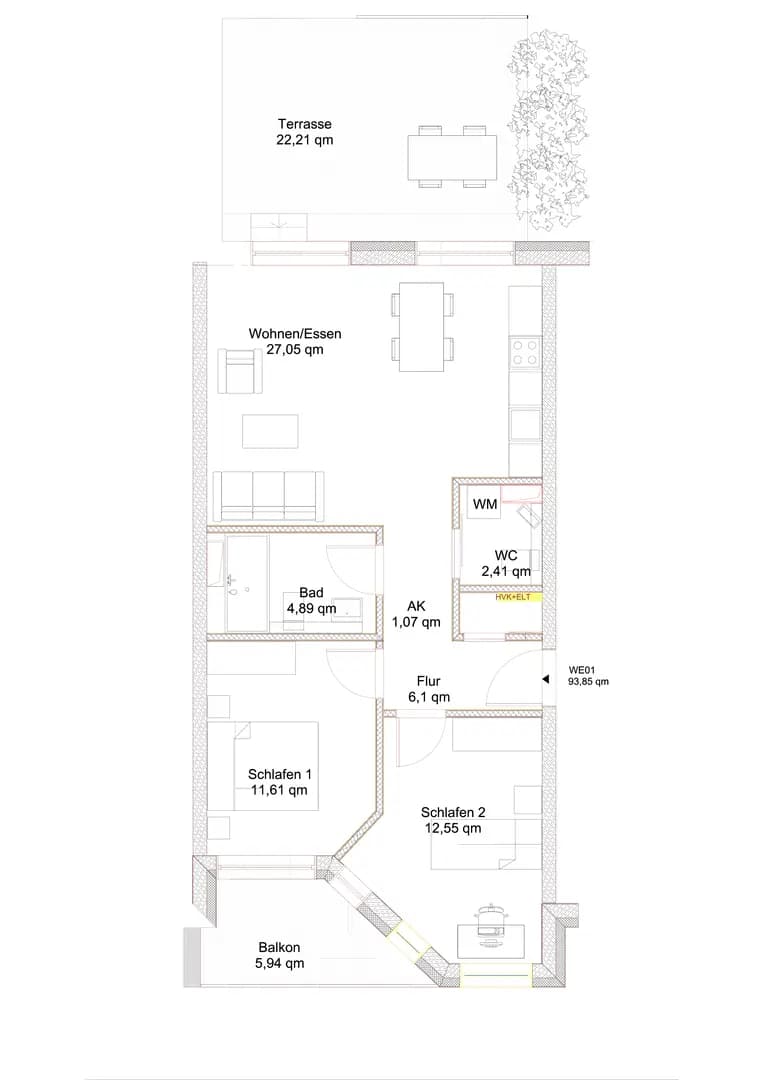 Neubau – Grundriss 1