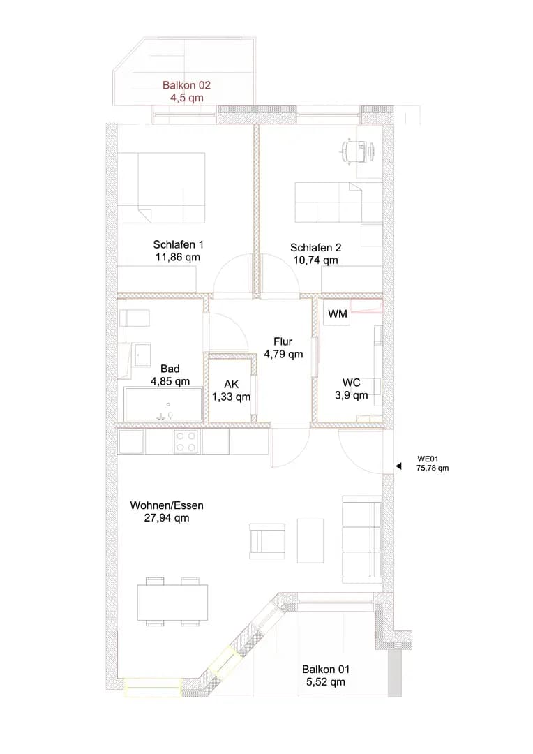 Neubau – Grundriss 3