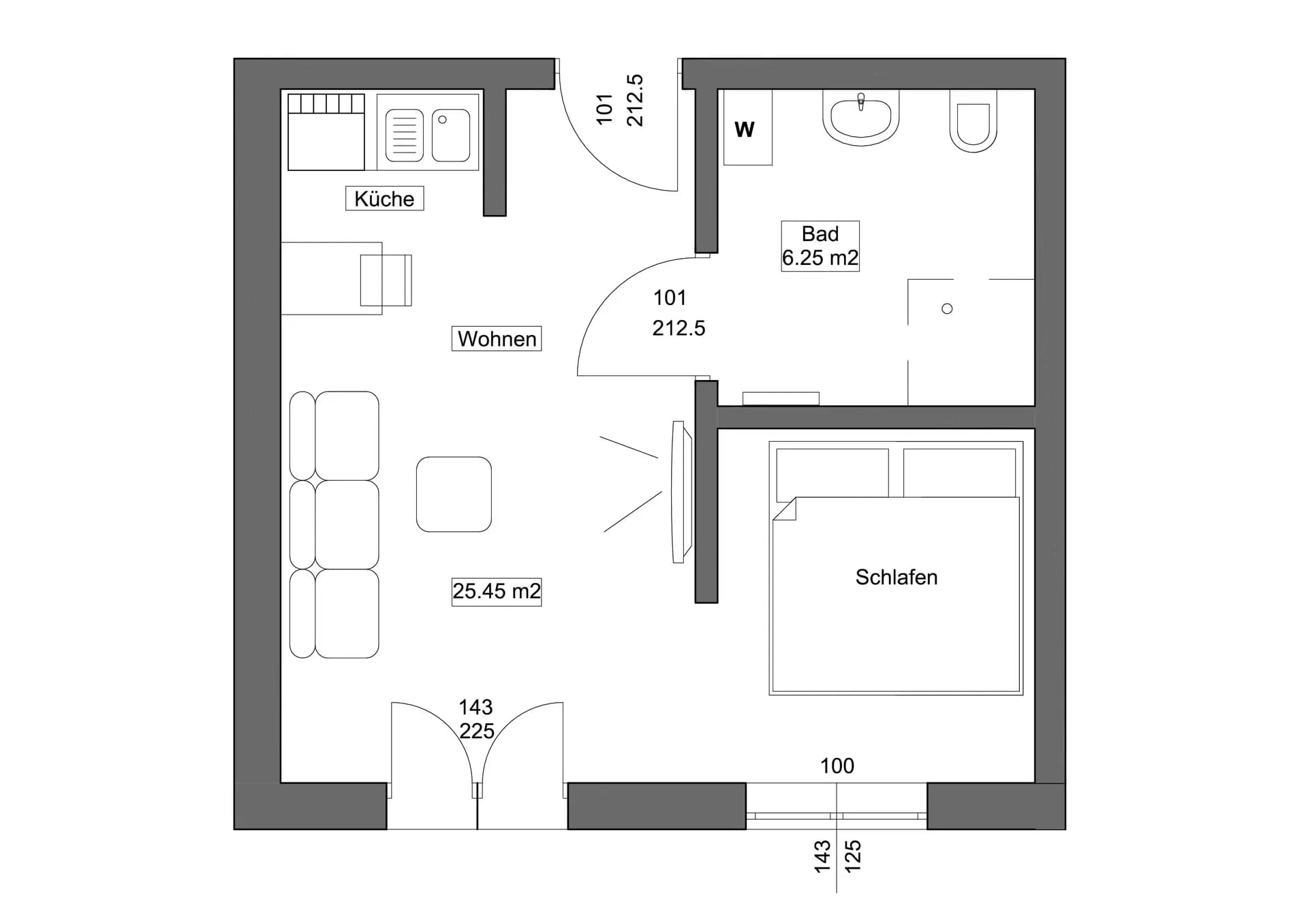Nauen – Grundriss 1